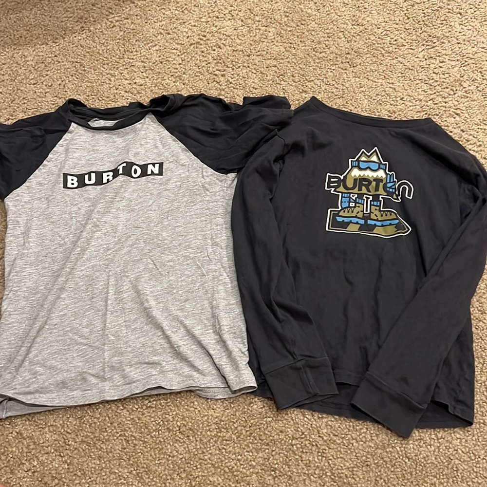 Burton Kids Tees x 2 - Size XS